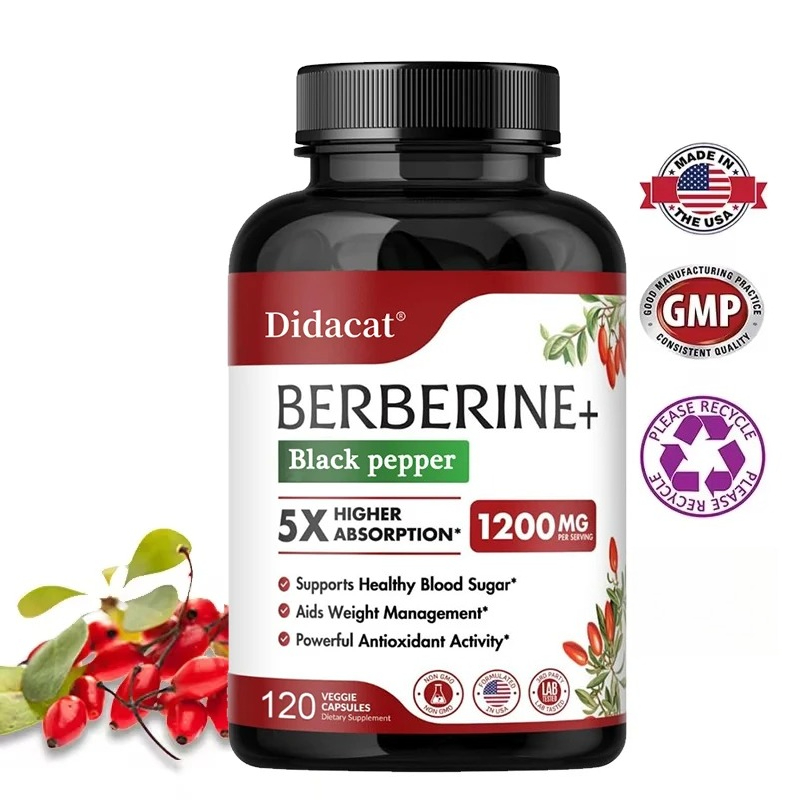 Apple Cider Vinegar Pill - Berberine HCl takviyesi-metabolizma ve kolesterol, ağırlık