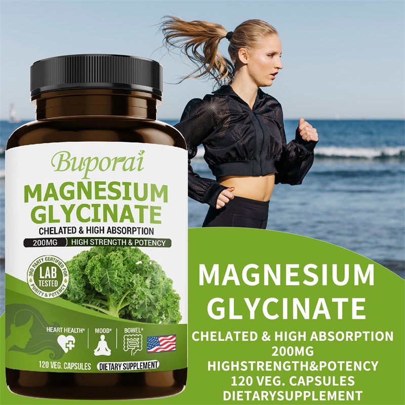 Magnesium Glycinate Capsule - Magnezyum Glisinat Kapsülleri Stresi Azaltmaya Yardımcı
