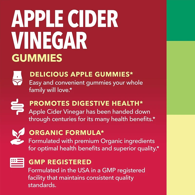 Organik Elma Sirkesi Jelibonla - Apple Cider Vinegar Pill incelemesi ve fiyatı